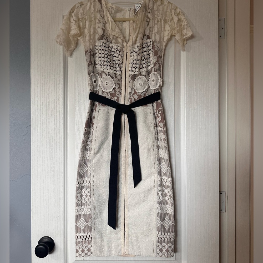 Byron Lars Beguile Cocktail Sheath Dress Anthropologie size 2